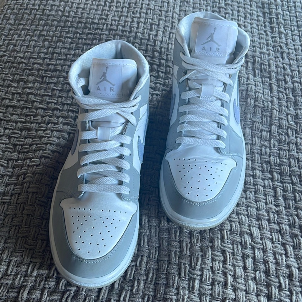 Woman’s Air Jordan Nike sneakers - wolf gray - size 9.5 (like new)
